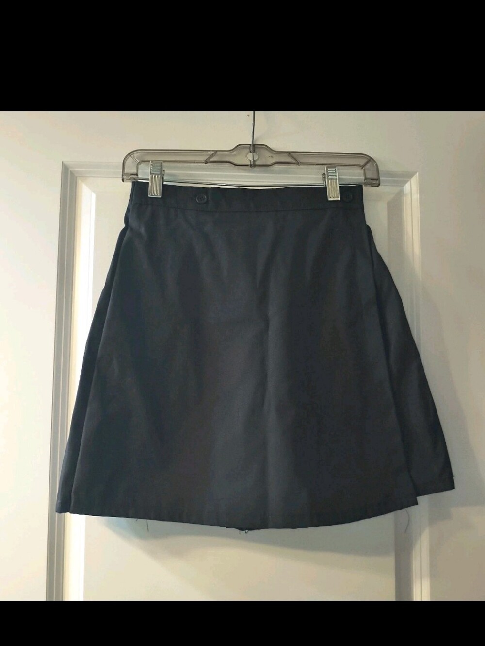 NWT Royal Park Girls Black School Uniform Skort Flat Front -Multi Sizes